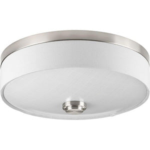 Progress Lighting P3610-LED Weaver 1 Light LED Flush Mount - Nickel