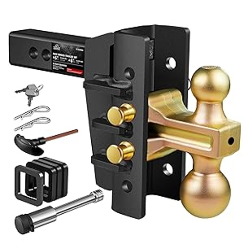 XPE Adjustable Trailer Hitch – 25,000 lbs GTW – 6" Drop / Rise