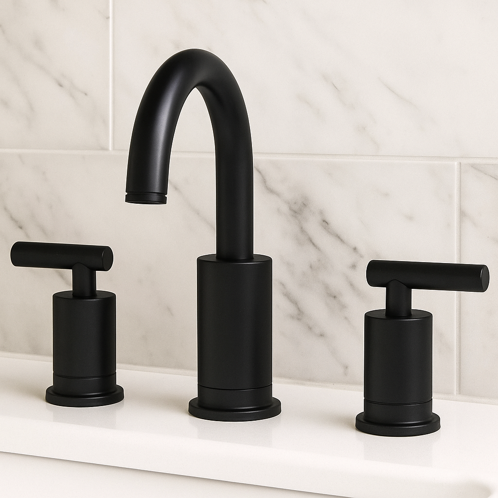 Pfister Contempra Bathroom Sink Faucet, 8-In Widespread 2-Handle 3-Hole LG49NC1B