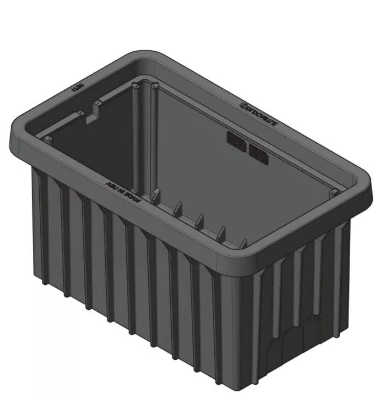 Oldcastle 17302500 Underground Poly Meter Box Body 1730-12 HW Body 2 MsHl - BLACK