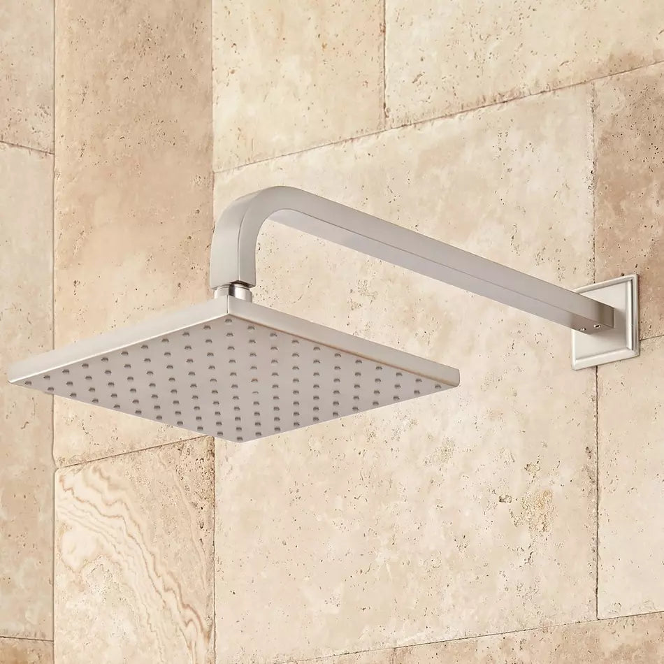 Signature Hardware | Ryle Thermostatic Shower System w/Hand Shower | Brushed Nickel