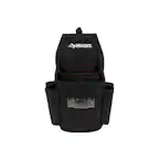 Husky 6.7 in. Black 3-Pocket Utility Tool Belt Pouch.