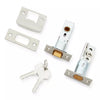 Signature Hardware 552055AB Aurick Solid Brass Entrance Door Set – Lever Handle – Right Hand.